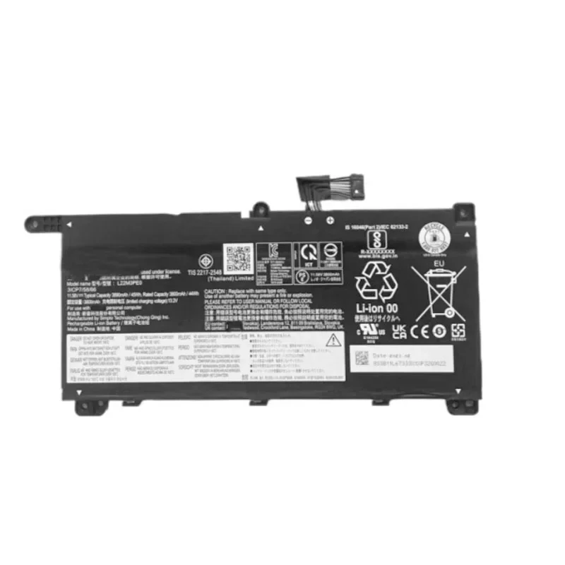 Batería para portátil Lenovo, 11,52 V, 45WH, L22M3PE0, L22B3PE0, L22L3PE0, L22M3PE0