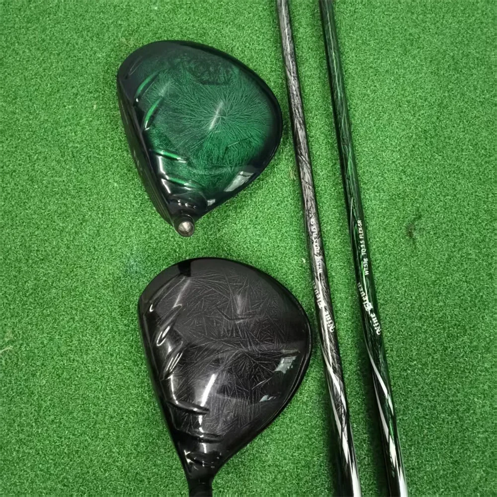 

New Nine Golf Clubs Men's drivers grey/green/black 9.5/10.5 degrees R/SR/S FLEX Graphite shaft and head Cover