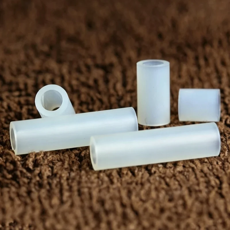 M2.7 M3.2 Insulation Non Threaded White Nylon Plastic Motherboard Standoff Rround Pc Board Spacer Cylindrical Spacer