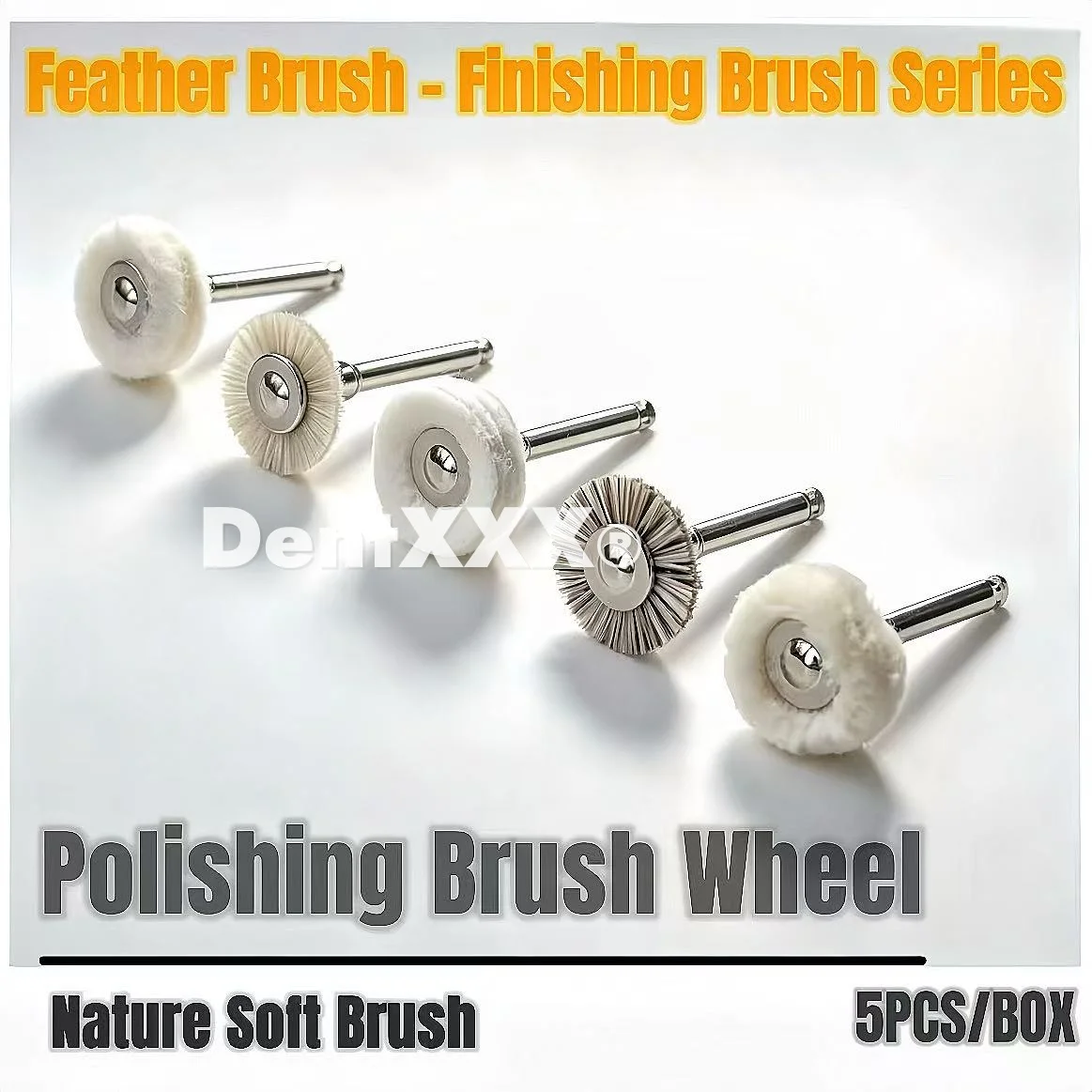 Buy 5 Get 2 Free Feather Polishing Brush – Finishing Brush Series High Density Heat Dissipation Efficient Polishing Tools