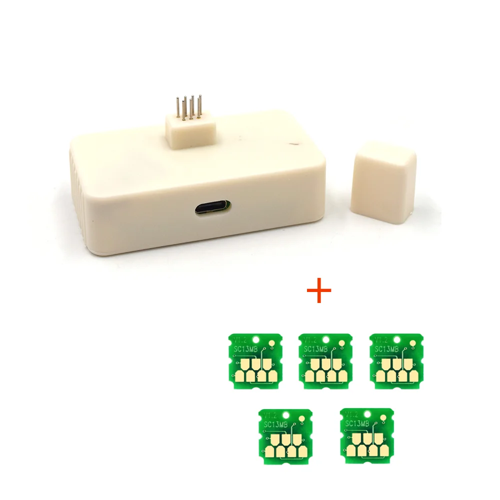 C13S210125 Replacement Maintenance Ink Tank Chip & Resetter for Epson SureColor F170 F100 F130 F160 Printer Waste Ink Collector