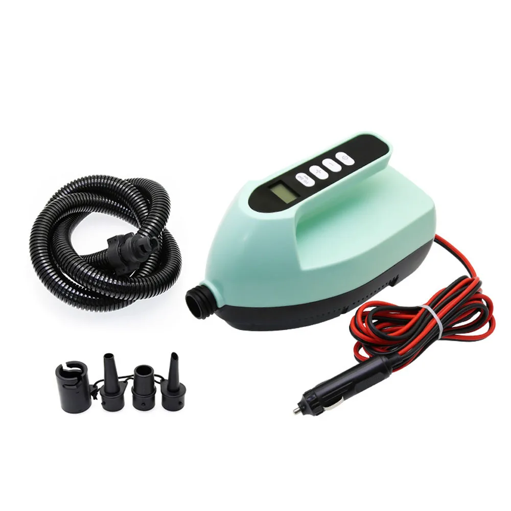 

Electric Air Pump 130W Quick Air Inflator LED Digital Car Inflatable Paddle Board Pump Auto-Off for Paddle Board Tent Boat Pool