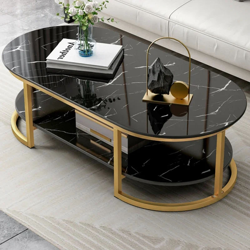 

Minimalist Sofa Marble Coffee Tables Modern Creative Low Service Coffee Table Living Room Luxury Salontafel Rond Household Items