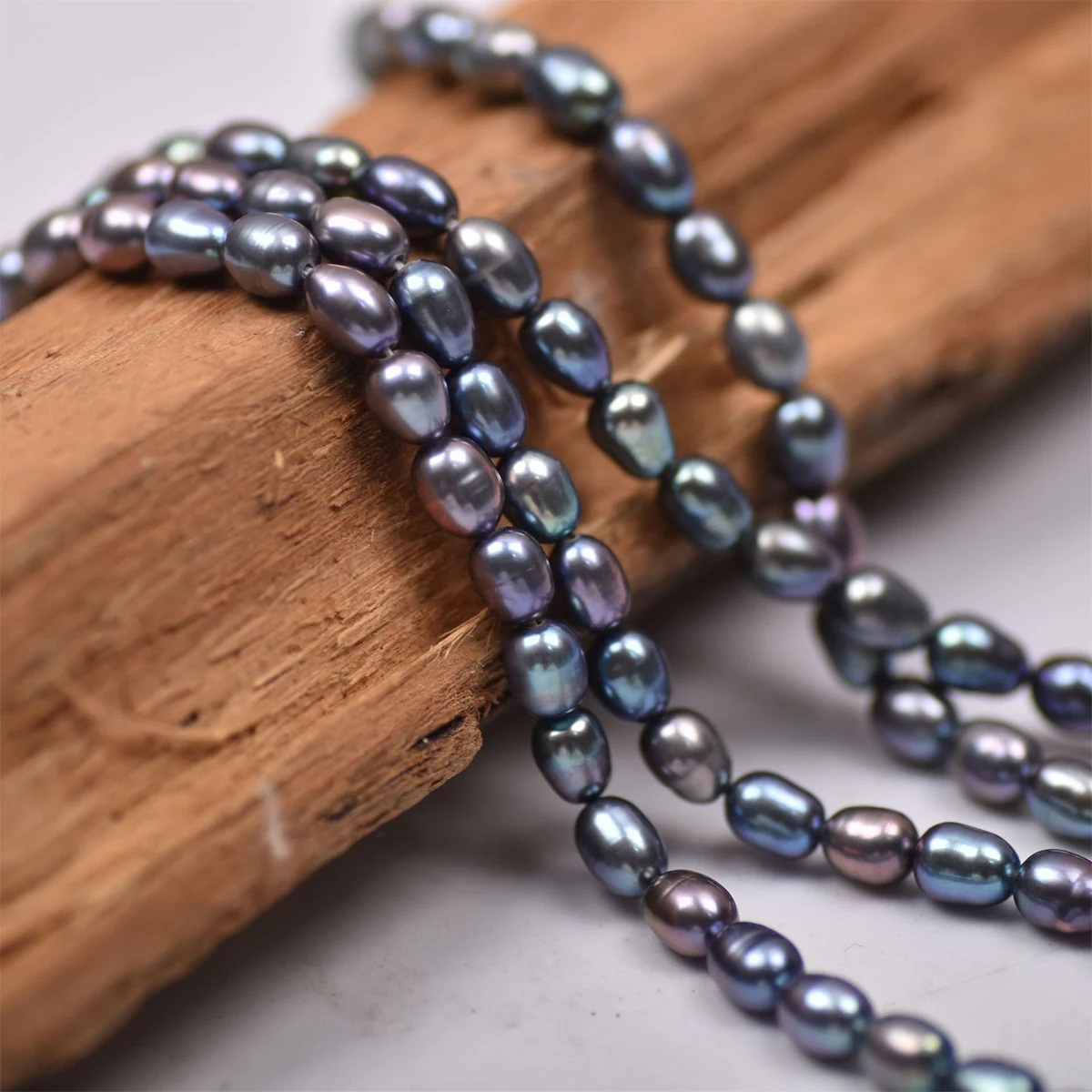 

5-6mm AA Natural Freshwater Pearl Rice Beads Charms for DIY Women Men Bracelets Necklace Jewelry Making Accessories