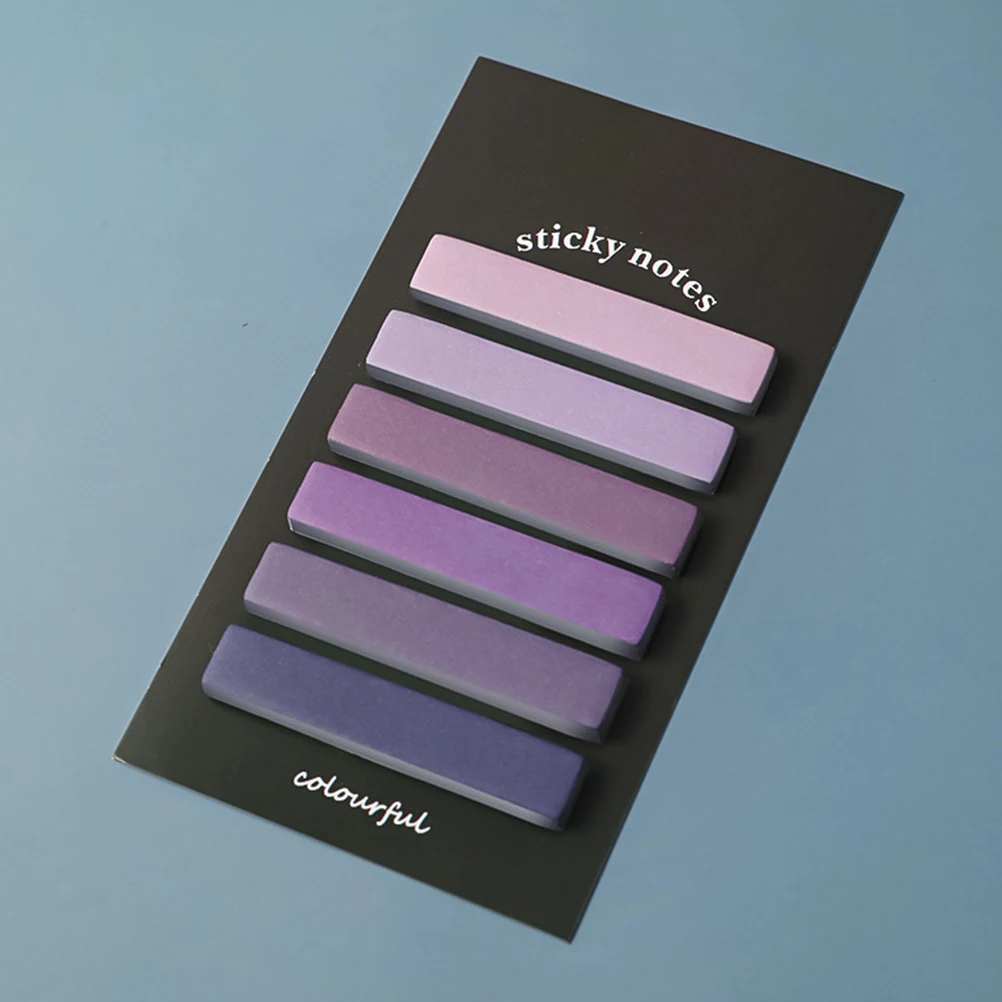 

8Sets Adhesive Notepads High-Quality Materials Portable Design Ideal for Daily Reminders Self-Stick Notepads Memo Stickers