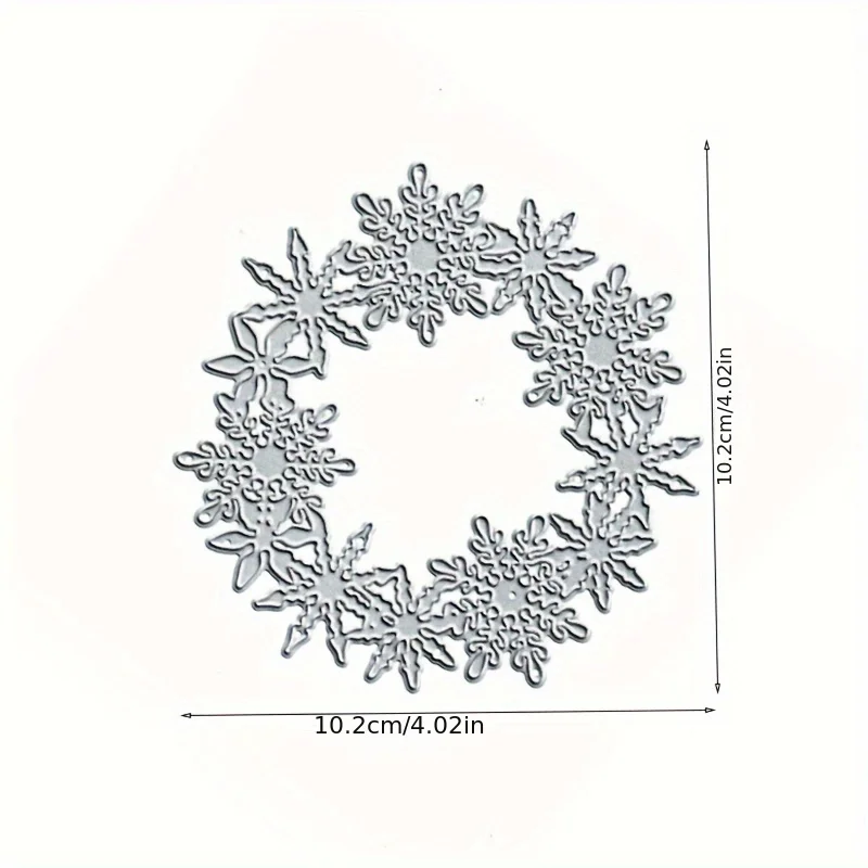 Christmas Snowflake Metal Cutting Dies Scrapbooking Embossing Decorative Crafts Greeting Card Knife Mold Punch Stencil Die Cut