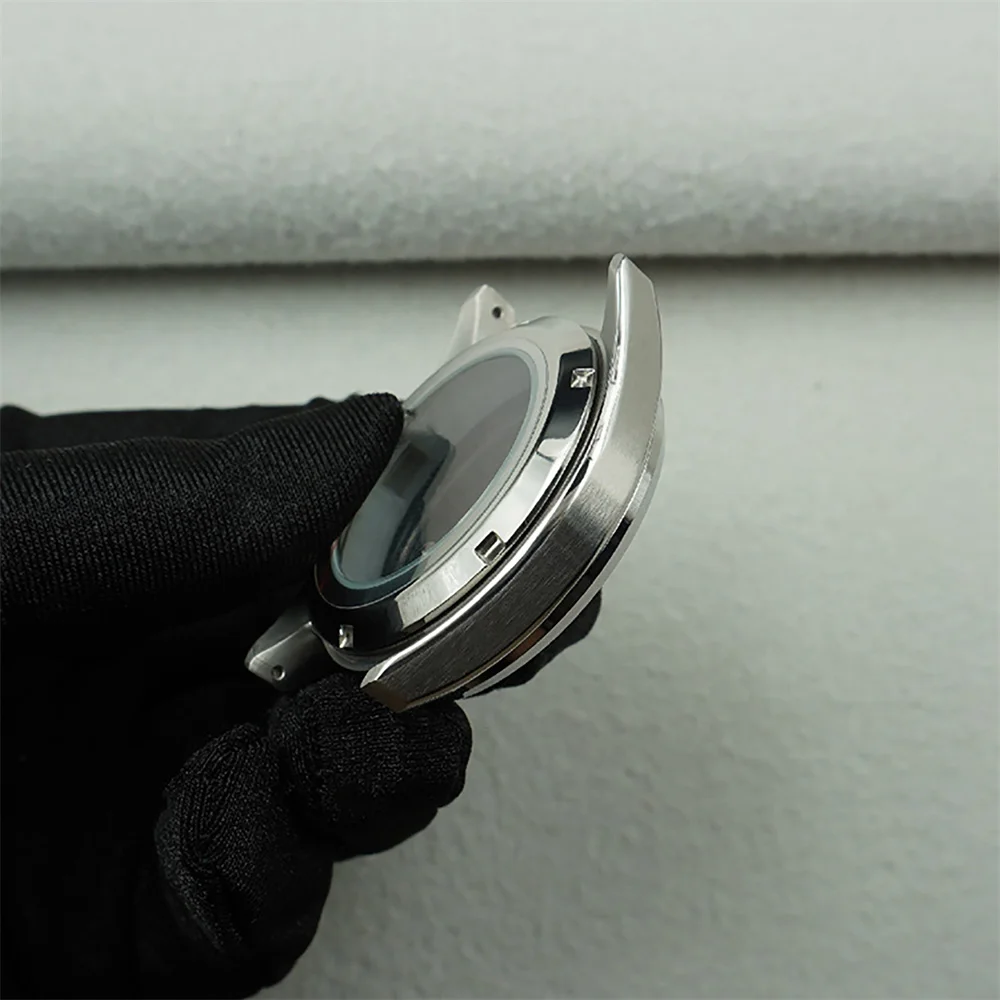 NH35 Case 39.5mm Stainless Steel Sapphire Glass Watch Case for NH35 NH36 4R35A 4R36A Movement Men Women Watch, Fit 28.5mm Dial