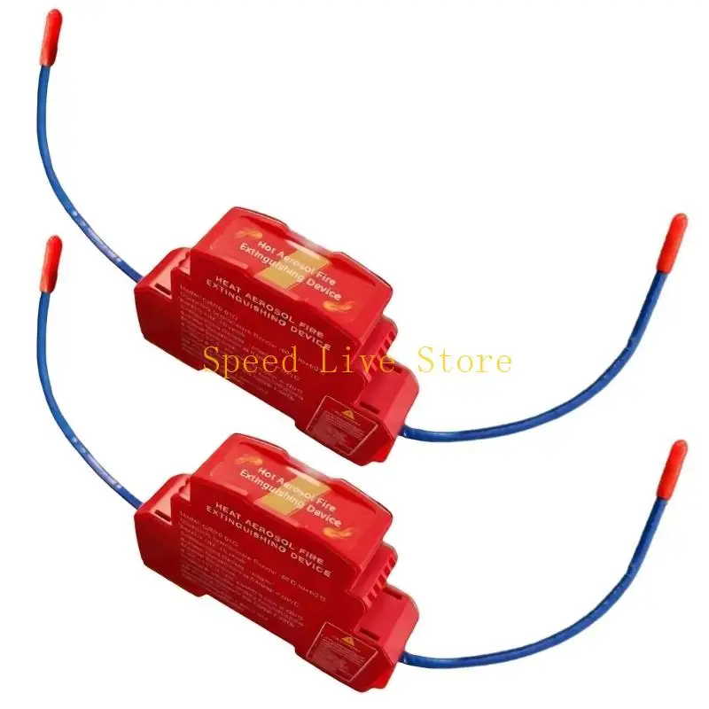 547C Weatherproof Safety Equipment Fast Acting 10G Aerosol Extinguishing Device Mounts On DIN Rails Or With Adhesive