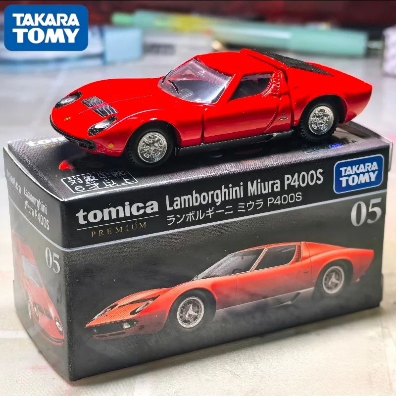 2026 Takara Tomy Tomica Premium Series TP05 Lamborghini Miura P400S Модели автомобилей из сплава Оригинальная коллекция Подарок из литого металла