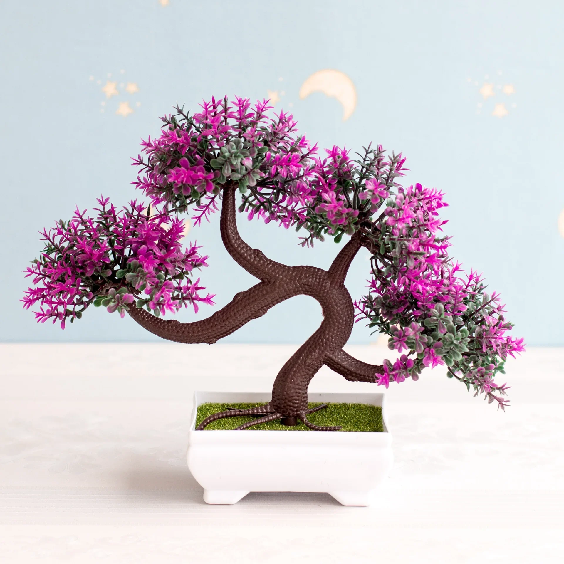 NEW Artificial Plants Bonsai Small Tree Pot Plants Fake Flowers Potted Ornaments For Home Decoration Hotel Garden Decor