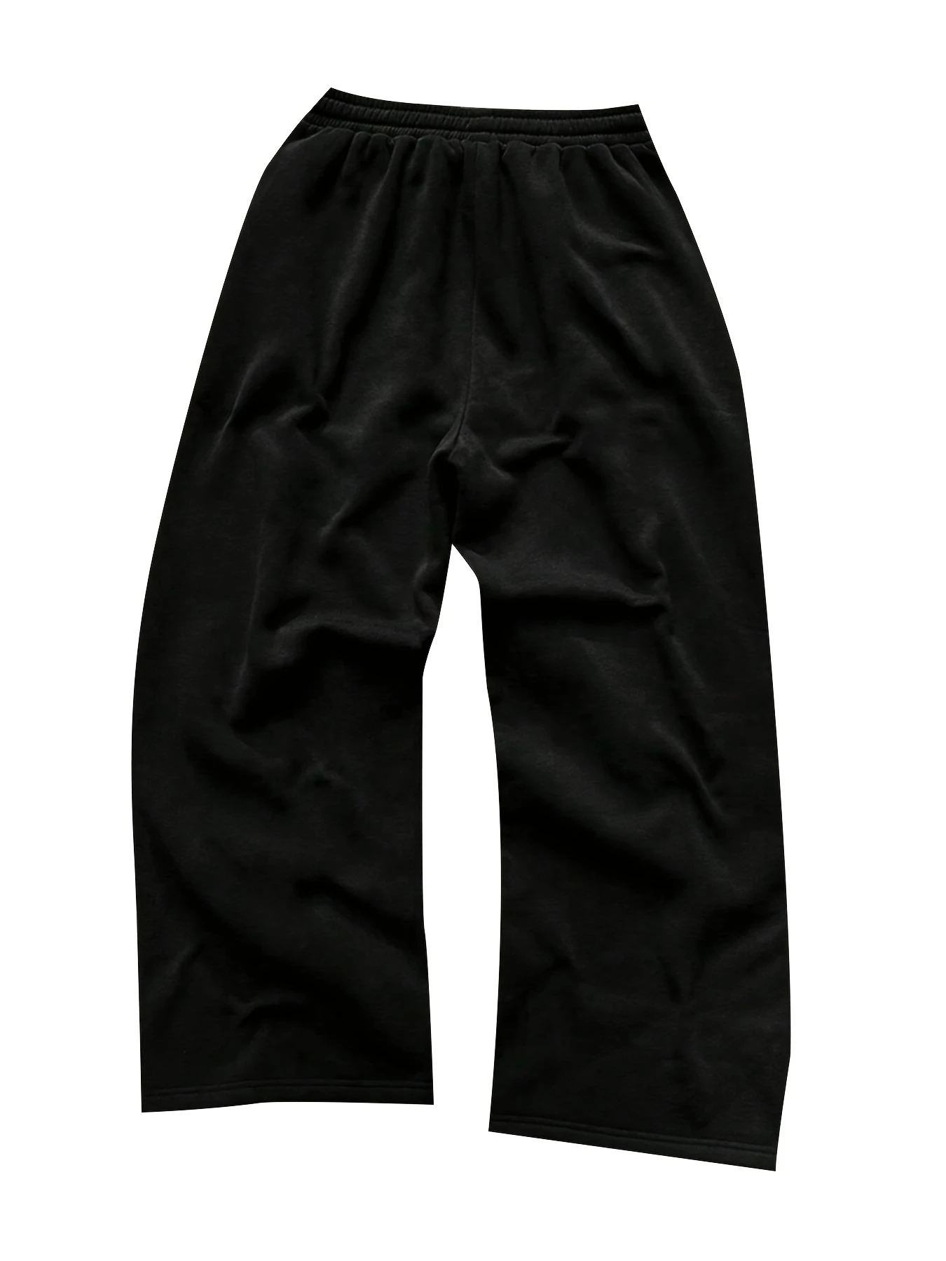 Men's casual straight-leg trousers featuring a trendy, distinctive flame-and-scorpion print; loose, wide-leg sweatpants.