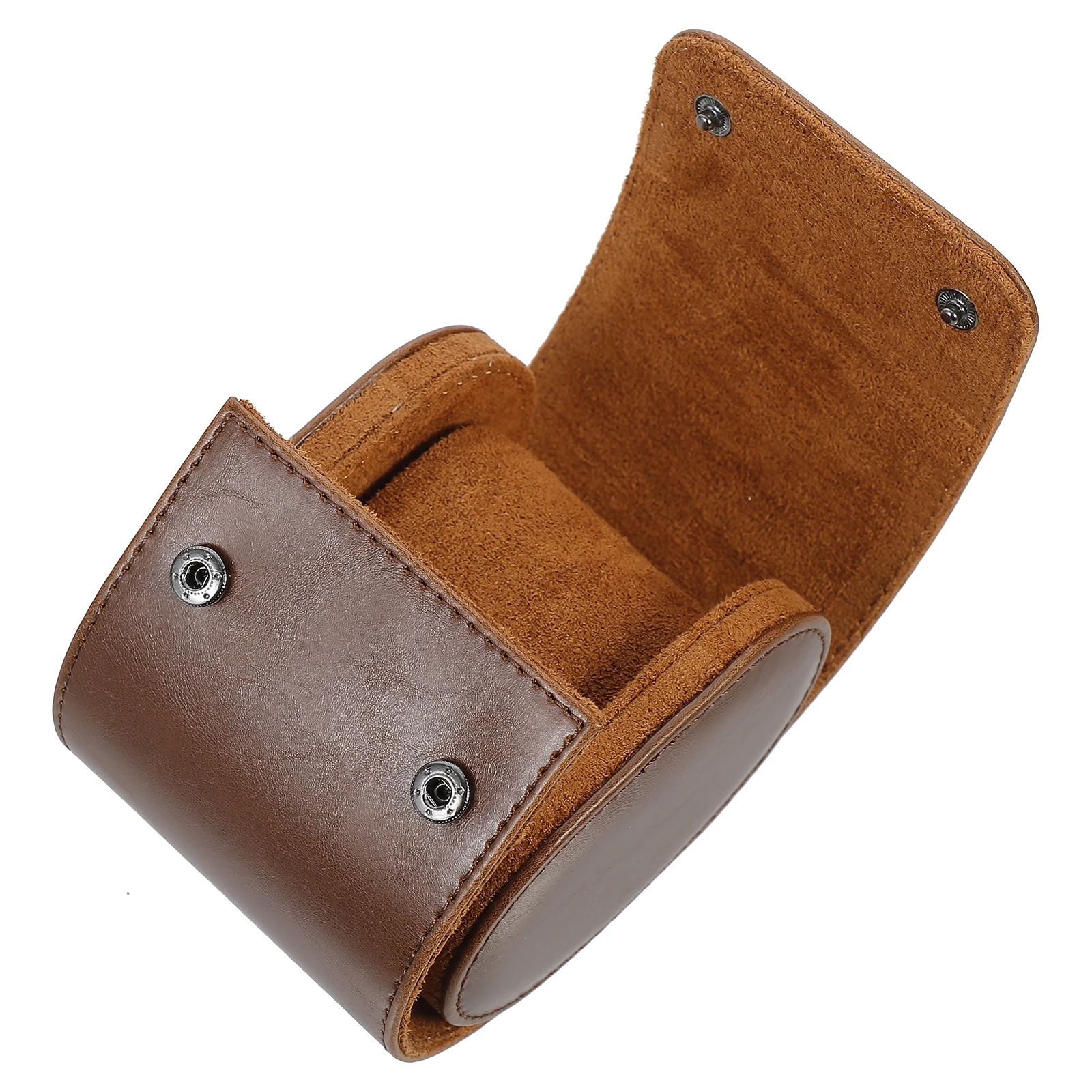 

Single Storage Case Travel Pouch Dust Proof Scratch Resistant Small Size Light Weight Watch Case Watch Gift Box Jewellery Box