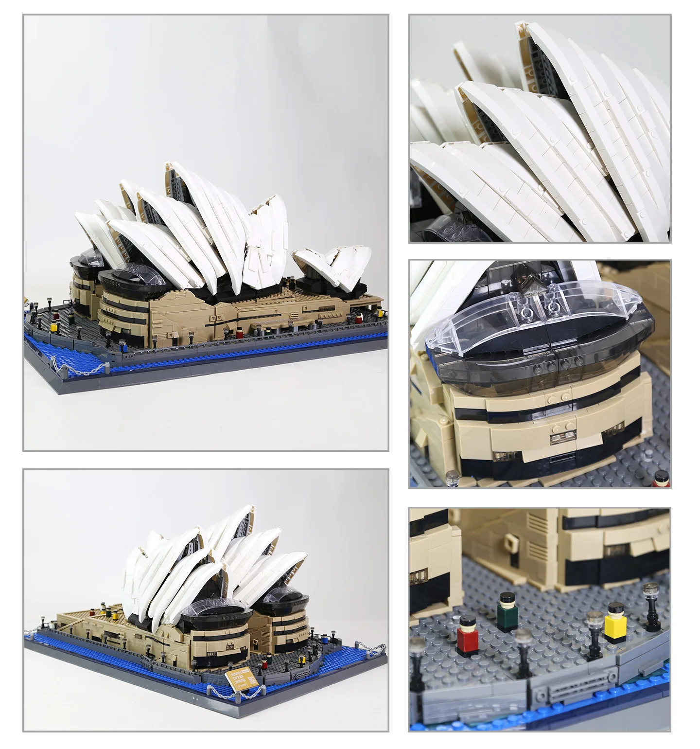

Modern Art Architecture Building Block Australia Sydney Opera House Bricks Construction Model Sets Educational Toys For Gifts