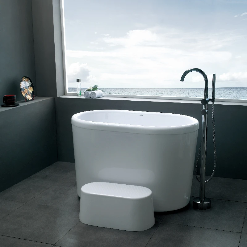 

Small Bathtub Size Modern Freestanding Soaking Round Bathtubs Sizes for One Person Baths