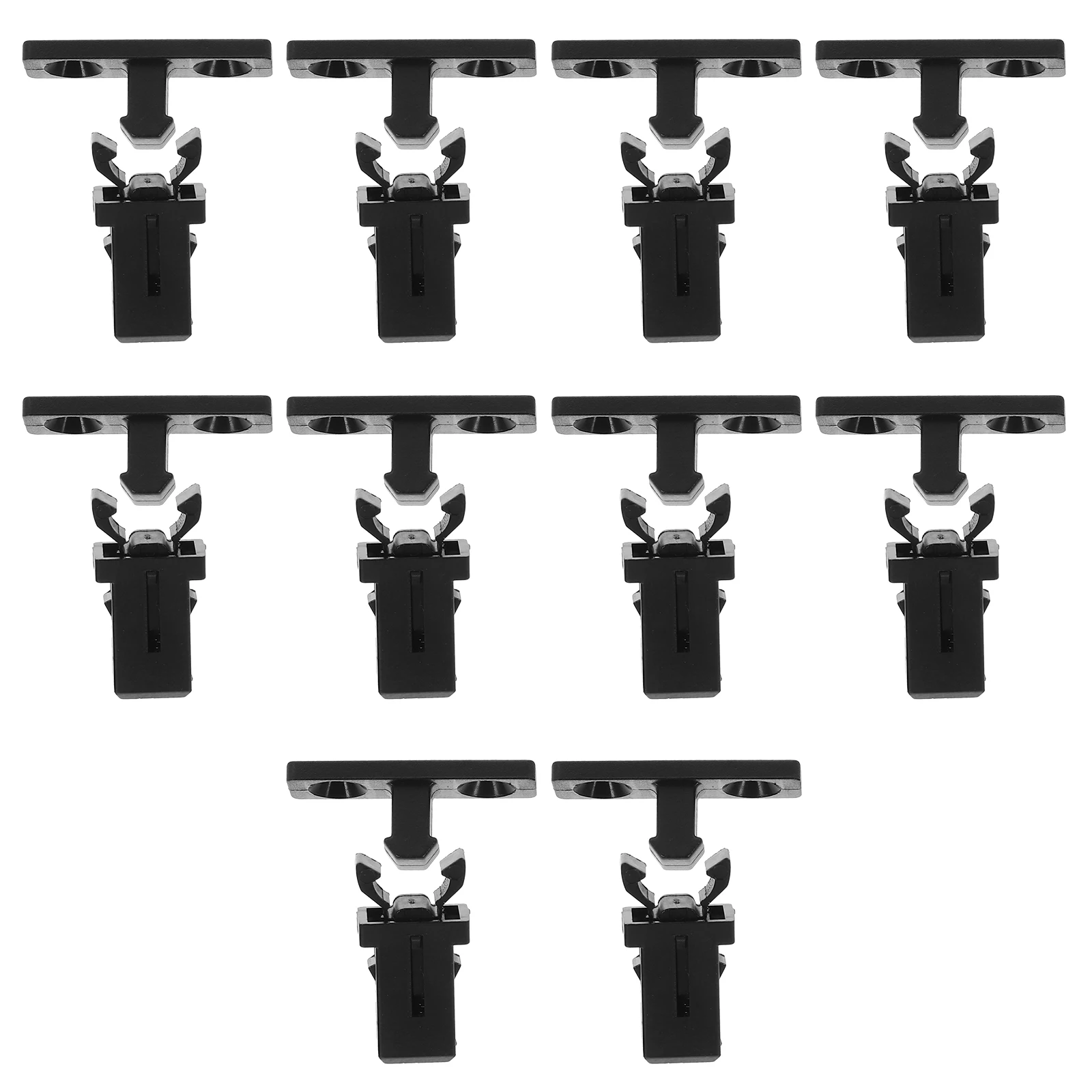 

10 set Push Latch Door Lock Buckle Spring Snap Fastener for Trash Can Bin Garbage Lid Replacement Parts Iron Hardware Accessory