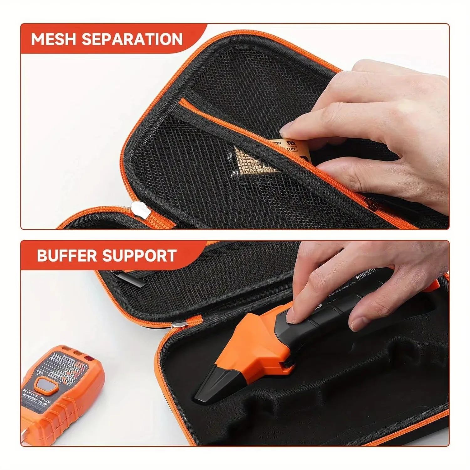 Circuit Breaker Detector Organizer for Klein Tools Et310 Ac Circuit Breaker Detector Organizer Tool Accessory Storage - Box Only