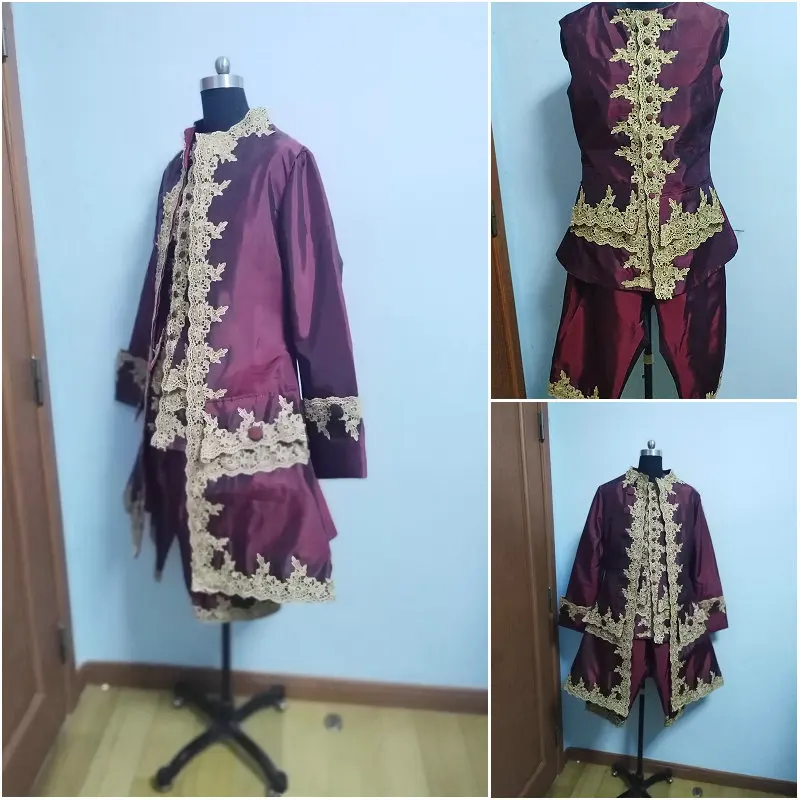 Victorian /Civil War  mens period costume Medieval Renaissance stage performance/Prince charming William D-1012