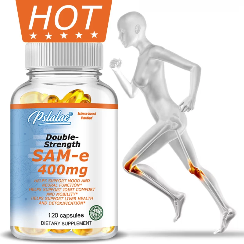 Sam-e 400mg - Improves Mood, Supports Brain, Joint and Liver Health,  Increases Mental Clarity, Boosts Immunity
