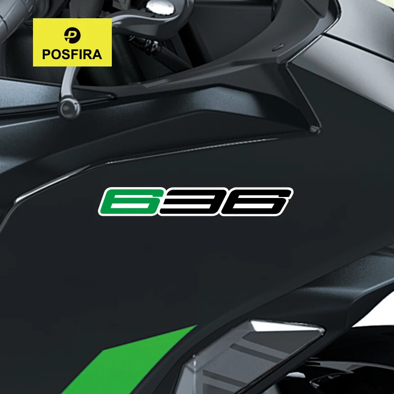

POSFIRA Motorcycle Fairing Stickers Vinyl Decals for Kawasaki Ninja ZX6R ZX 6R 636 2013-2020 2019 2018 2017 2016 Accessories