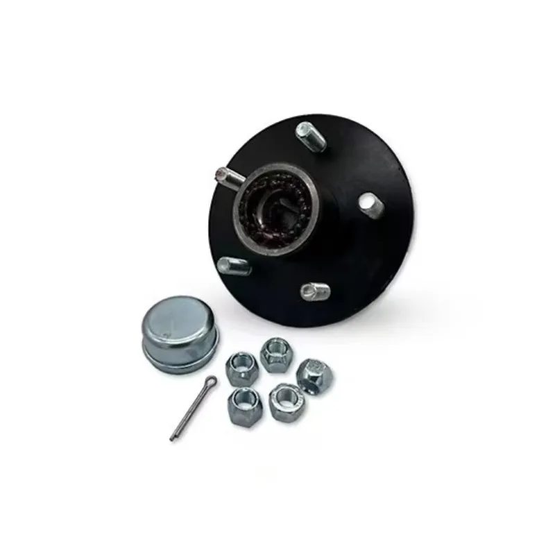 Trailer Hub Trailer Idler Hub 3500 Lbs Axle Kit 5x4.5 Trailer Hub Kit Go Kart Rear Axle Kit Electric Car Axle