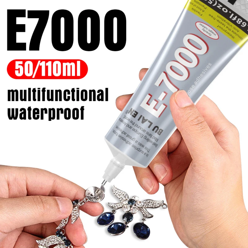 

50/110ml E7000 Liquid Glue More Powerful Resin Adhesive Strength Adhesive Clear Multipurpose Super Sealant Handset DIY Touch