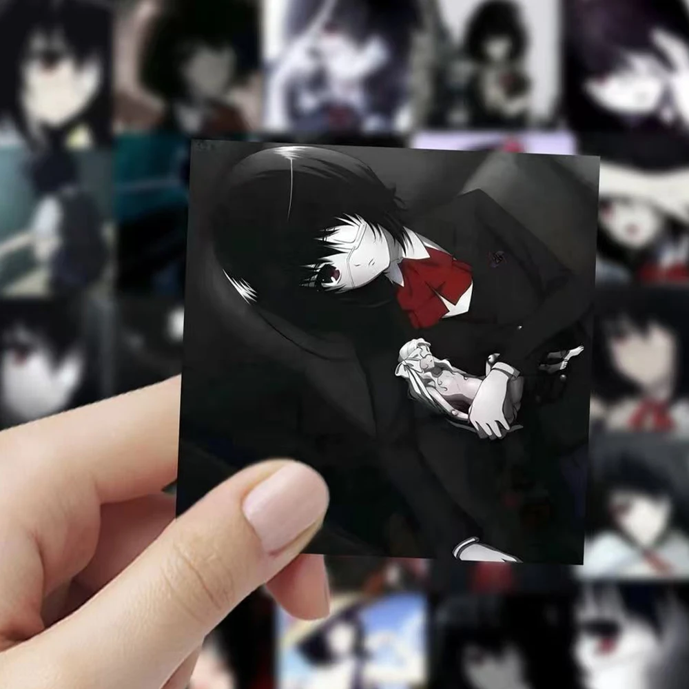 10/30/59 قطعة الفتيات ميساكي مي ملصقات الكرتون آخر أنيمي ملصق محمول سكيت حقيبة الهاتف الأمتعة الديكور مائي