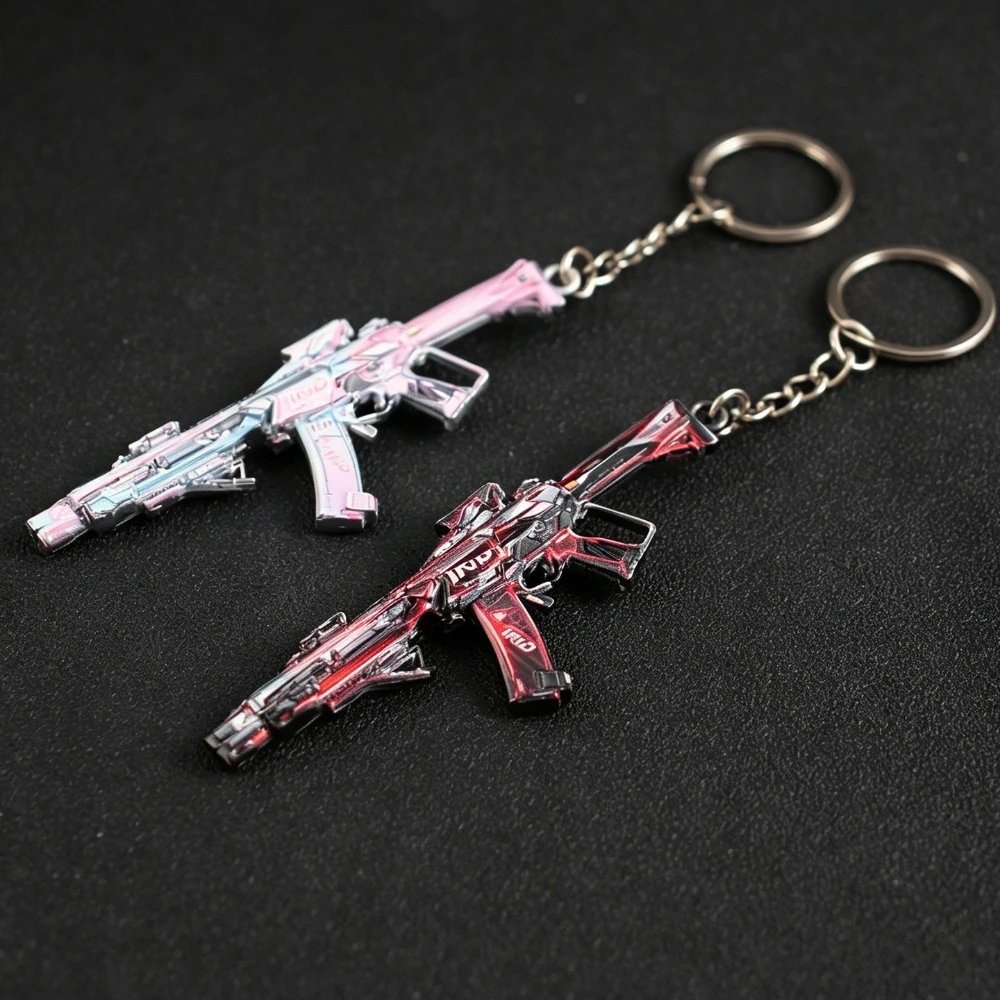 In Stock 9CM Delta Force KC17 Game Figure Peripheral Keychain Metal Model Sword Desktop Decoration Ornaments Birthday Gift Toys
