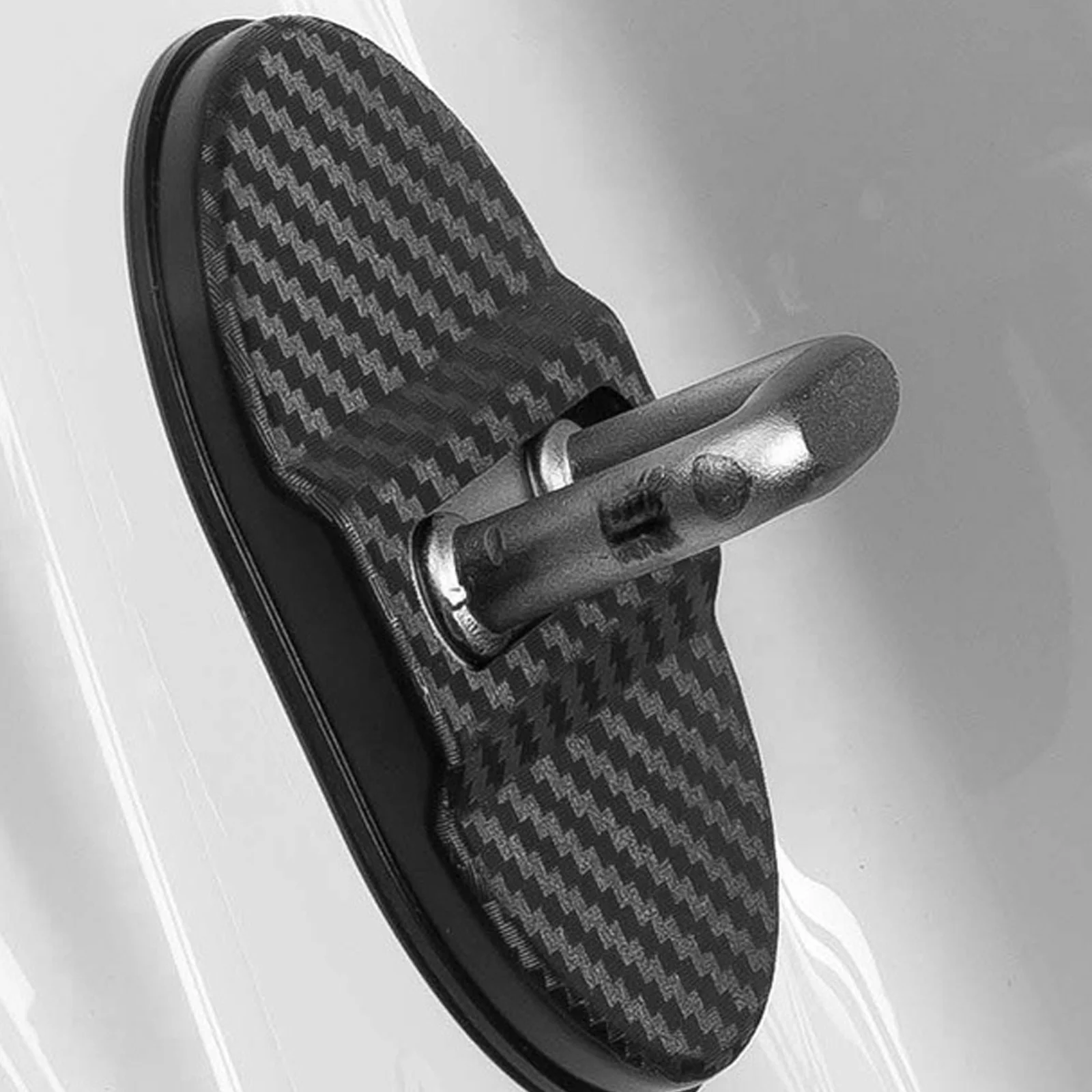 4 stücke Universal Auto Türschloss Schnalle Schutz Langlebige Kunststoff Stoßdämpfende Abdeckung Für Auto Tür Latch Schutz Hülse Fahrzeug