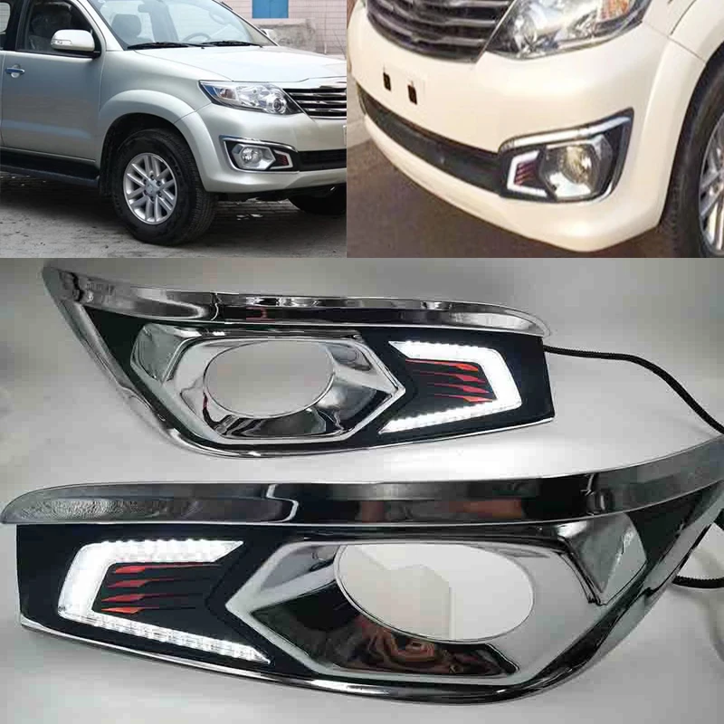 

Дневные ходовые огни для Toyota Fortuner 2012, 2013, 2014, 12 В светодиодный 2 шт.