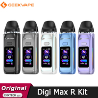 Original GeekVape Digi Max R Kit 80W Electronic Cigarette Vape with 3000mAh Battery 5ml JR Pod Cartridge Fit 0.4/0.6ohm J Coil