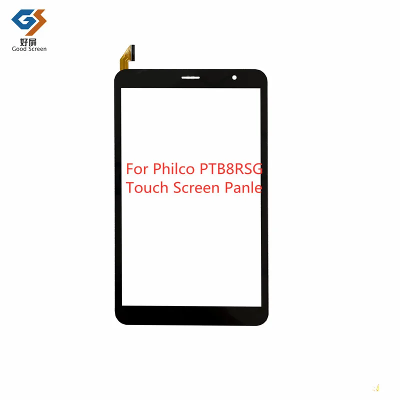 7PCS Black 8inch New For Philco PTB8RSG 4G Tablet PC Capacitive Touch Screen Digitizer Sensor External Glass Panel PTB8RSG