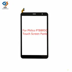 7PCS Black 8inch New For Philco PTB8RSG 4G Tablet PC Capacitive Touch Screen Digitizer Sensor External Glass Panel PTB8RSG