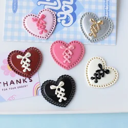 5PCS  Sweet Cool Bow Heart Star Resin Decoration Accessories Charms Hair Clip Junk Phone Case Laptop DIY Material Handmade Craft
