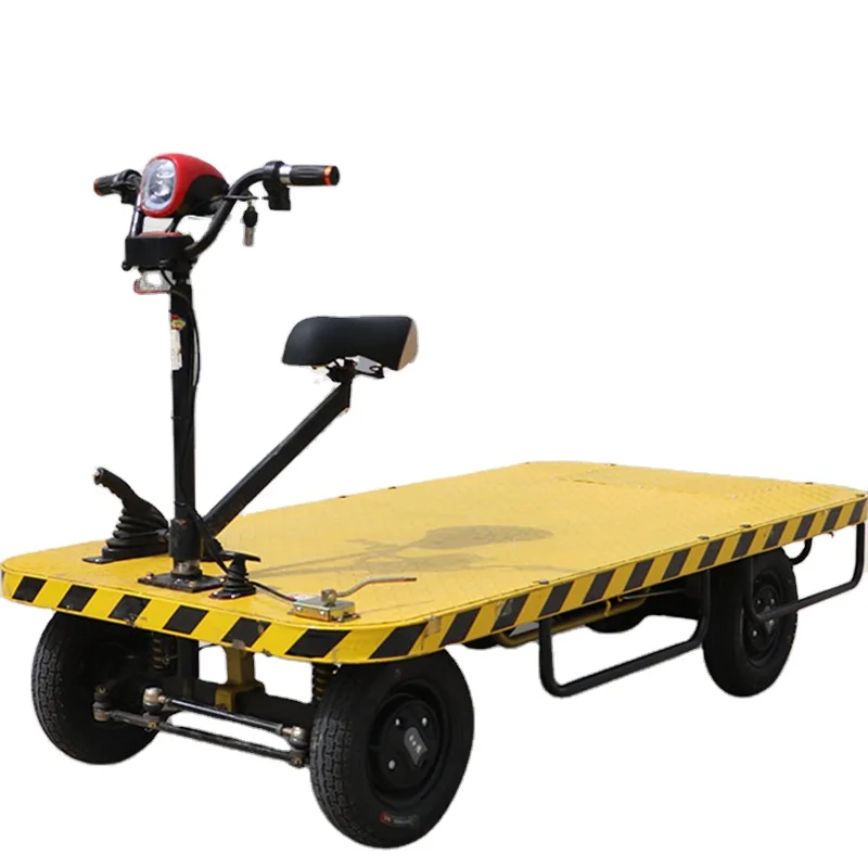 

Wheel heavy duty electric trolley for hospital and industrial outdoor logistics freight trolley