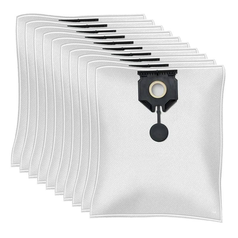 Piezas de bolsa de aspiradora Compatible con Karcher 2.889-154,0, bolsa de aspiradora para Kaercher(NT30/1) 30/1 ap-tact Nt, Te,L,M, 10 piezas