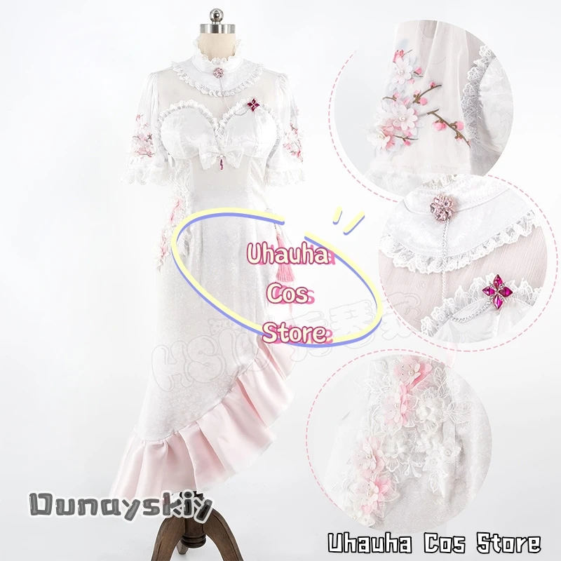 دوروثي تأثيري لعبة نيكي دوروثي عيد على Peachland فستان صيني زي {Uhauha Cos} أنيمي هالوين فستان تنكر المرأة