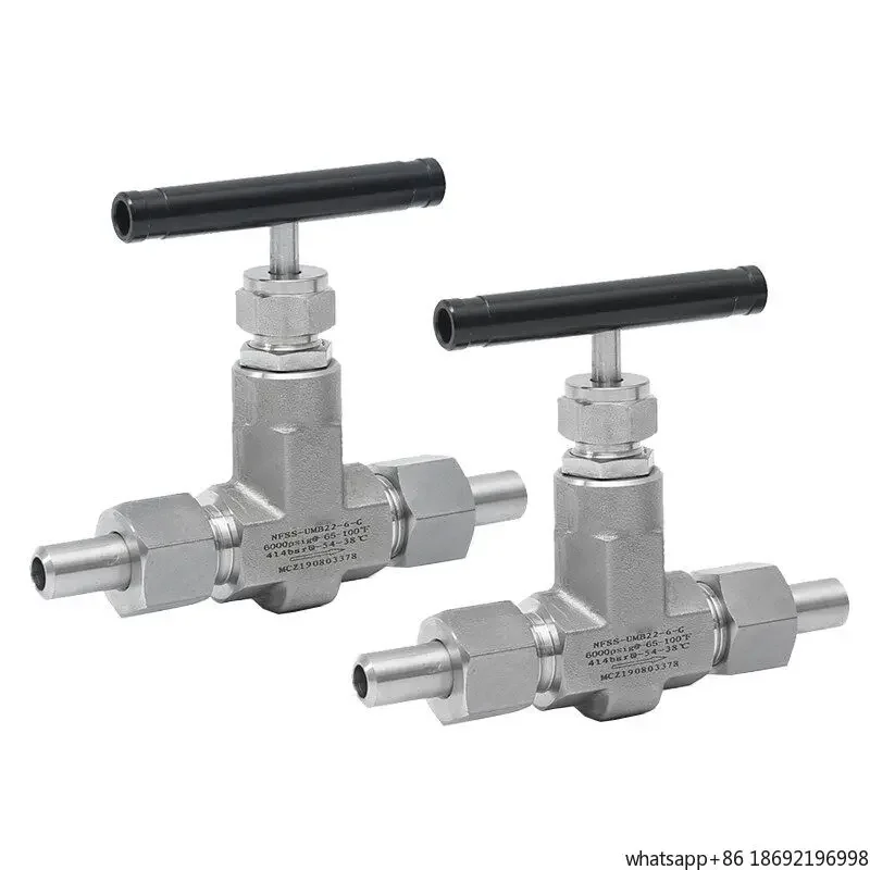 304/316 Stainless Steel Needle Valve, Welded Pipe J23W-160P High Pressure and High Temperature Corrosion Resistance, Well Sealed