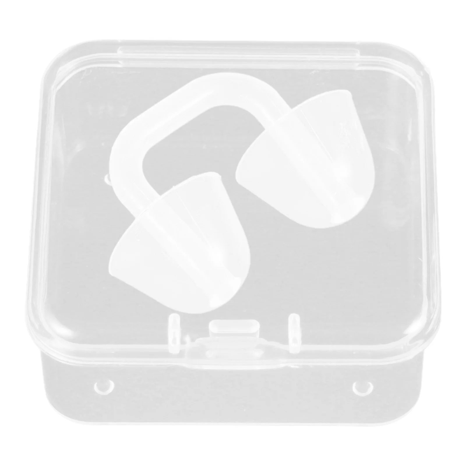 مشبك أنف للسباحة من أجل سدادات أنف السباحة الشفافة البلاستيكية خفيفة الوزن ومتينة لمعدات السلامة الرياضية في حمام السباحة #4