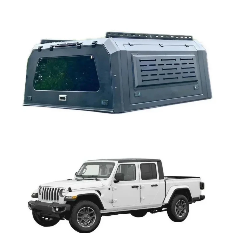 High Quality Durle Waterproof Steel Canopy Hard Top Pickup Truck Cover Fit for JT Gladiator