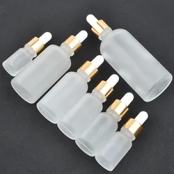 12x5ml 10ml 15ml 30ml 50ml 100ml flacone contagocce in vetro antigelo vuoto contenitore per imballaggio cosmetico fiale bottiglie di olio essenziale