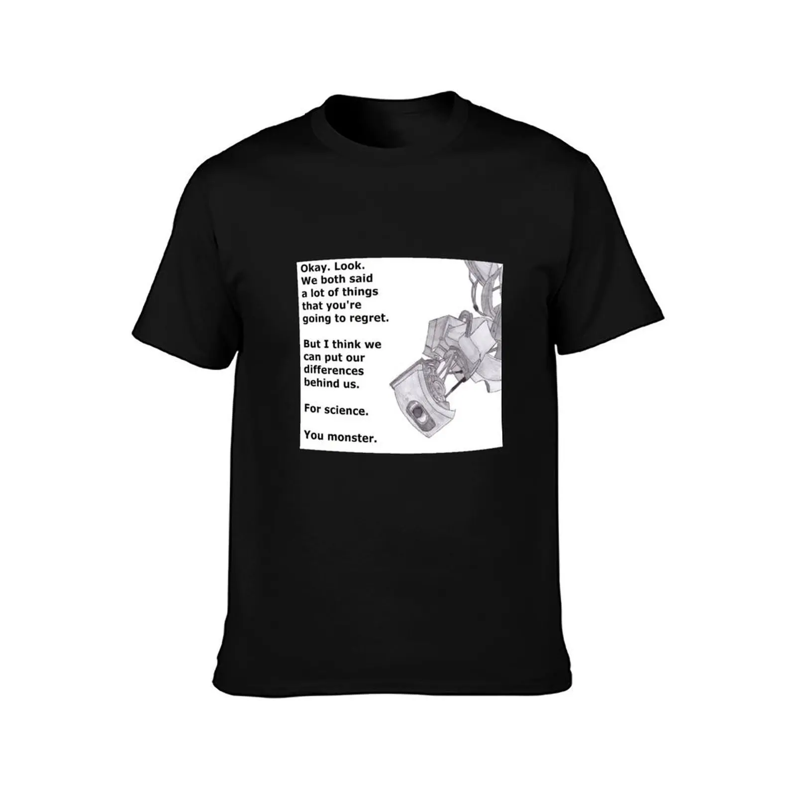 GLaDOS (Portal) T-Shirt Moisture Control Sports Tee