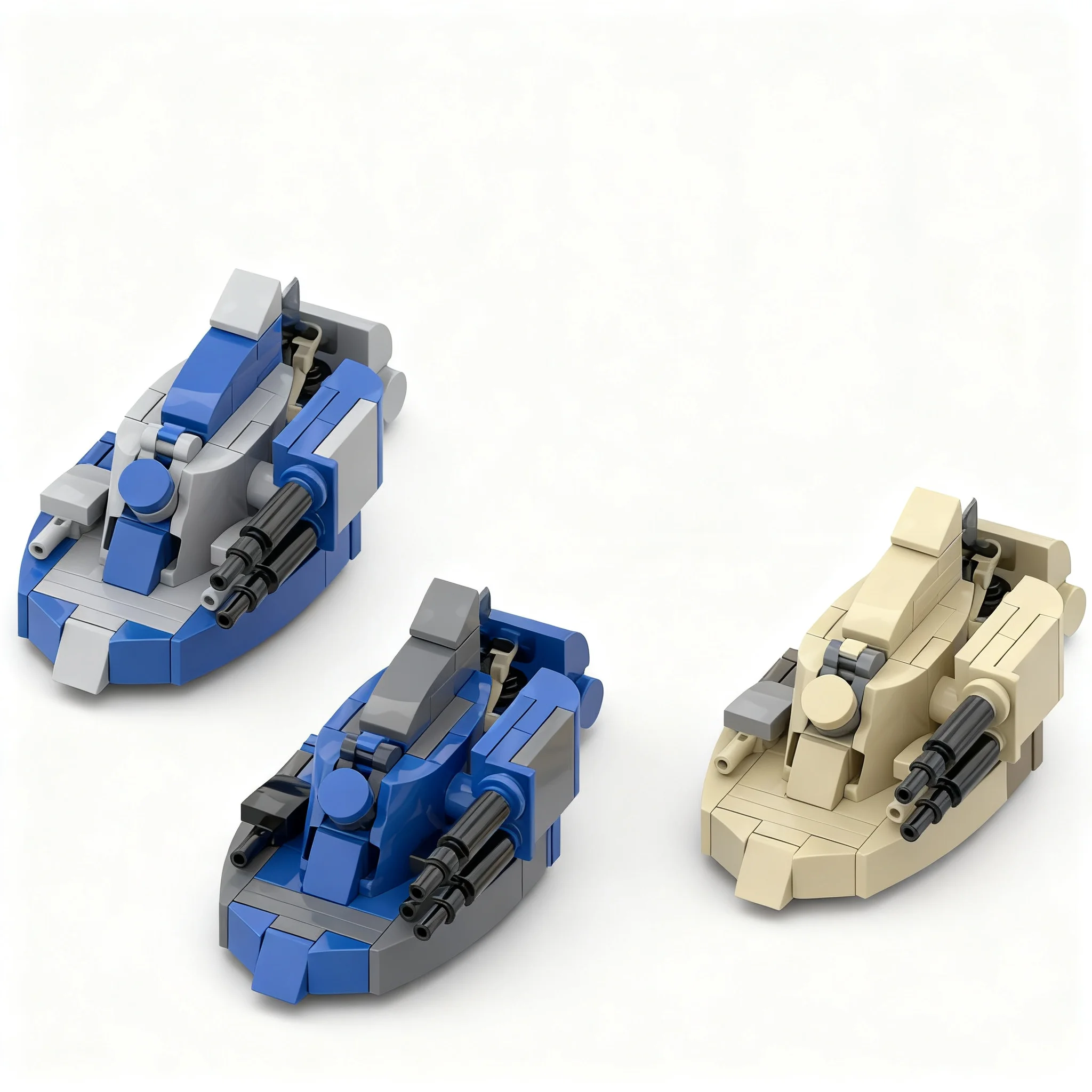 321pcs MOC Star Battle Armored Scout Tank AST Customizable Bundle Model Toys Building Blocks Construction Christmas Gift 3D Idea