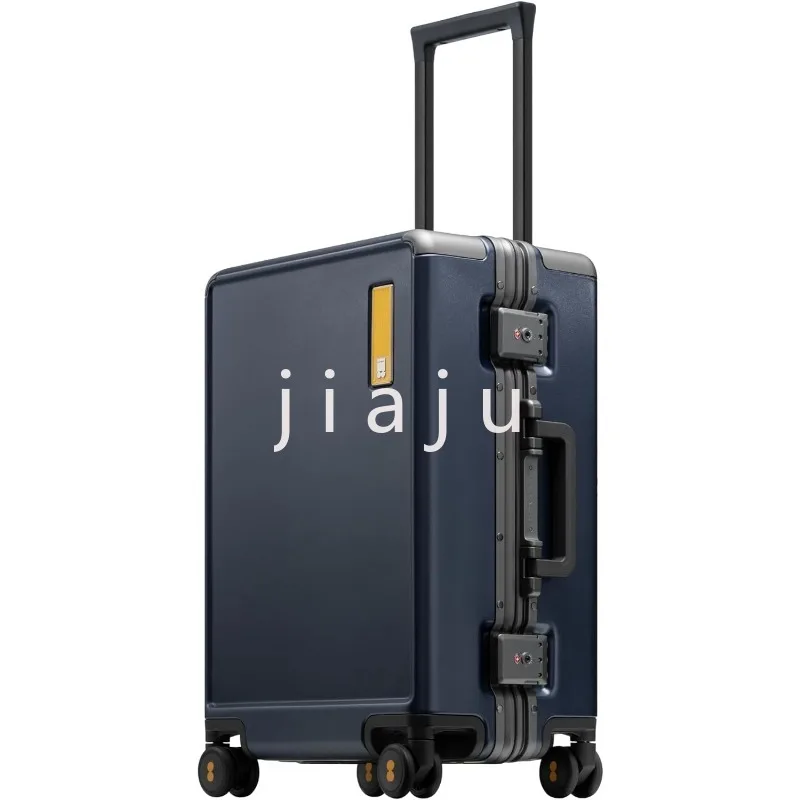 

Carry On Luggage Airline Approved Zipperless with Aluminum Frame, Lightweight Hard Case Luggage with Spinner Wheels