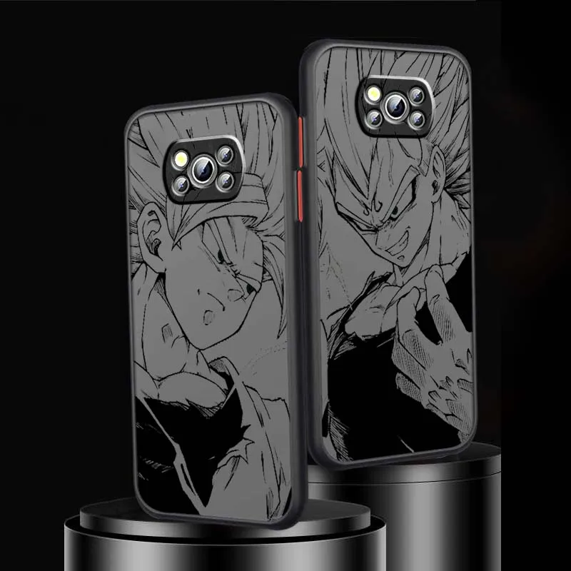 

Anime Cute D-Dragones B-Balls For Xiaomi Poco X6 X5 X4 X3 M7 M6 M5s M5 M4 M3 F6 F5 F4 F3 Pro 5G Frosted Translucent Phone Case