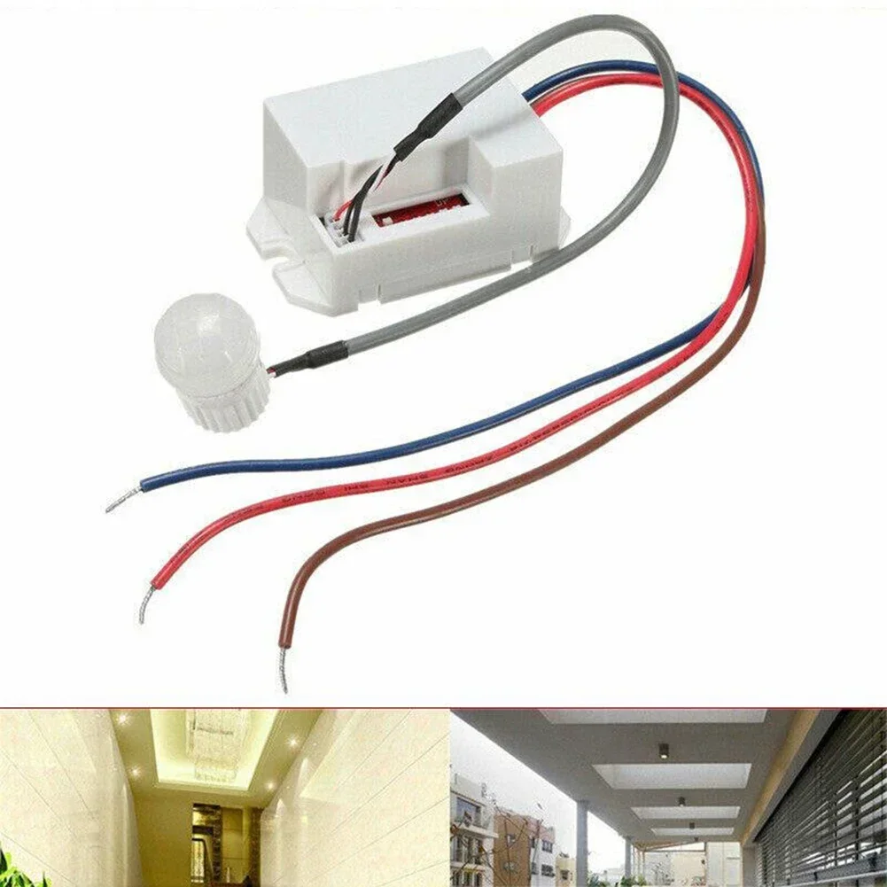 PIR Sensor Detector° Mini Recessed PIR Ceiling Occupancy Motion Sensor Detector Light Switch