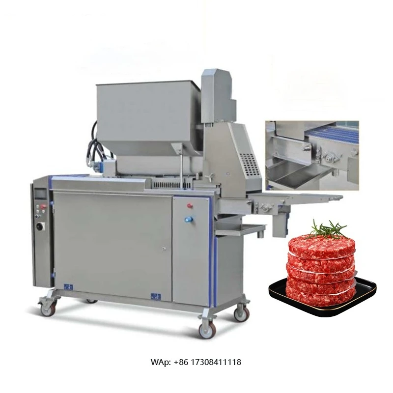 Advanced Burger Pie Making Machine Automatic Stainless Steel Easy Cleaning Burger Forming Machine