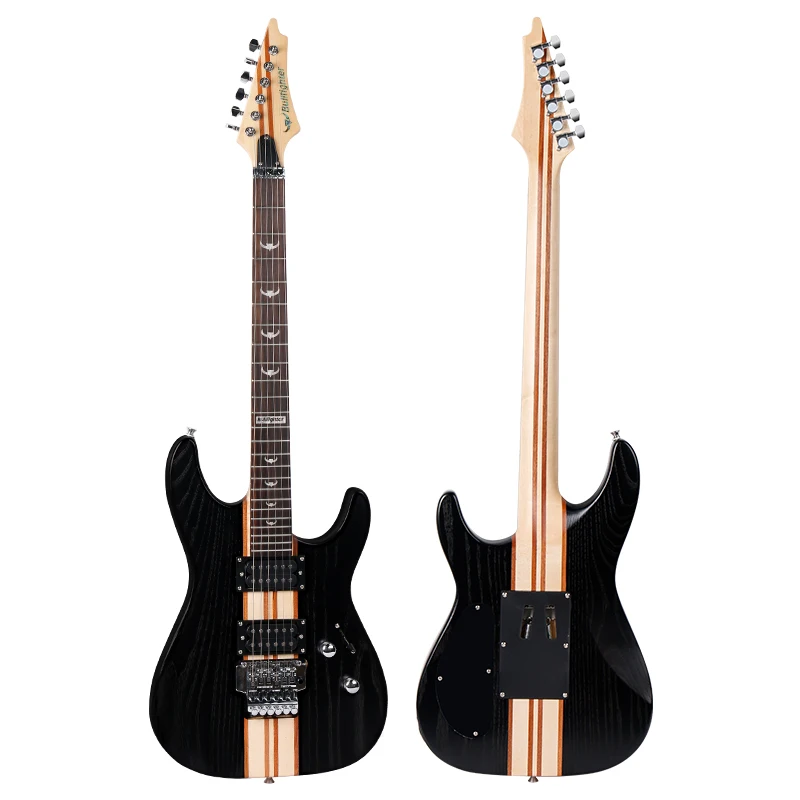 Stringed Instruments Bullfighter D-300 High Grade Two Shake One Piece Matte Black and Matte Colors Electric Guitar