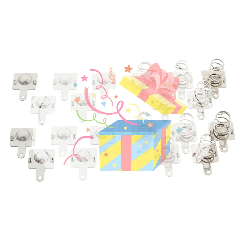 

10pair Replacement Metal Batteries Spring Contact Plate For AA AAA Batteries