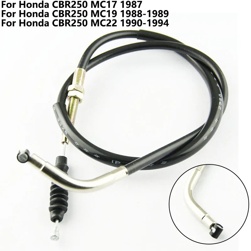 

Motorcycle Wire Steel Braided Clutch Cable Replacement For Honda CBR250 MC17 1987 MC19 1988-1989 MC22 1990 1991 1992 1993 1994