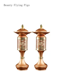 2PCSLED 110v~220v Guan Gong Lamp Home Buddha Hall Offering Buddha Prayer Electric Candle Decoration feng shui
